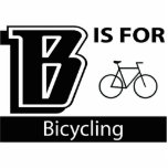 B Is For Bicycling Acrylic Cut Out