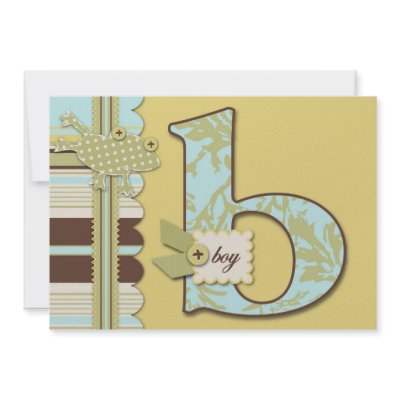 B is for Boy Invitation by holidayparade