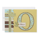 B is for Boy Invitation Card O