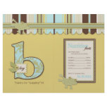 B is for Boy Popcorn Wrapper flyers
