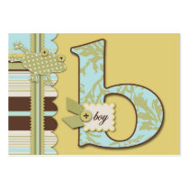 B is for Boy Thank You Notecard Business Cards