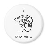 B is for BREATHING - magnet