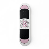 B is for BRIDE PINK Skate Deck