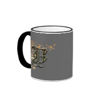 "B" monogram mug