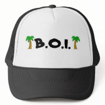 B.O.I. Born on Island Islander Logo Mesh Hat
