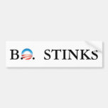 B.O. STINKS ANTI OBAMA BUMPER STICKER