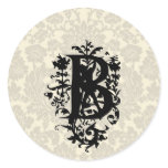 "B" Ornate Baroque Monogram