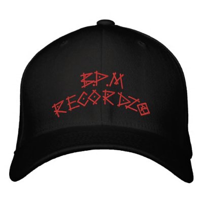 B.P.M recordz® Tag Hat Embroidered Baseball Cap by BPMrecordz