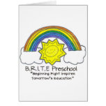 B.R.I.T.E. Preschool cards