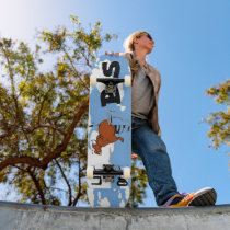 B.S LET IT OT DECK CUSTOM SKATEBOARD