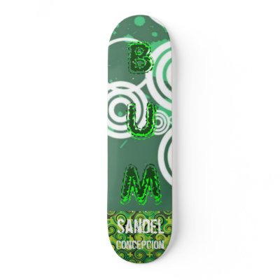 B.U.M Team Skateboards by serenitychaos