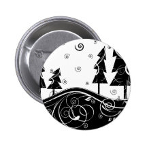 b&w Christmas trees Pin