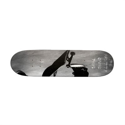 B & W Deck Skate Decks by theprettydangthug