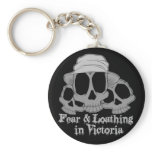 B&W Fear & Loathing Keychain