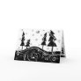 b&w forest cards
