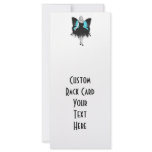 B&W Goth Ballerina & Blue Butterfly Wings rack cards