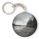 B&W Lake Marsh Landscape
