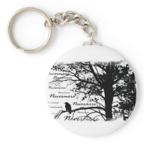 B&W Nevermore Raven Silhouette