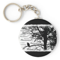 B&W Nevermore Raven Silhouette