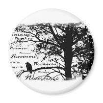 B&W Nevermore Raven Silhouette