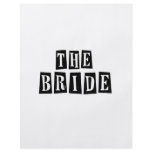 B&W Retro Stamp - The Bride