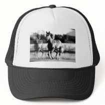 B&W Running Horse Hat