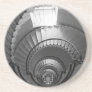 B&W spiral Drink Coaster
