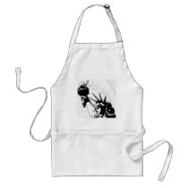 B&W Statue of Liberty Apron