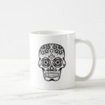 B&W Sugar Skull Mugs