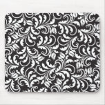 b&w tulips mouse mats