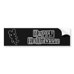 B&W Wee Dead Teddy Bumper Sticker