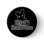 B&W Wee Dead Teddy Pinback Button