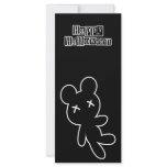 B&W Wee Dead Teddy rack cards