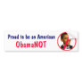 BA- American Obamanot Bumper Sticker