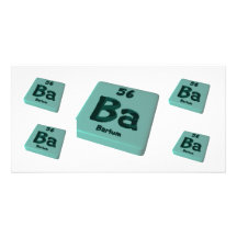 Ba] Barium Customized Photo Card