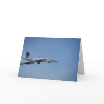 BA Concorde, take-off, Heathrow Greeting Card