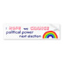 BA- Hope and Change Satire Sticker Bumper Sticker