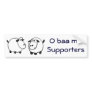 BA - Sheep Obama supporters sticker