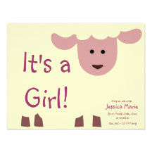 Baa Baa Baby Invitations