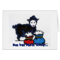 Baa baa black sheep... greeting cards