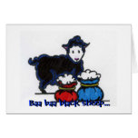 Baa baa black sheep... cards
