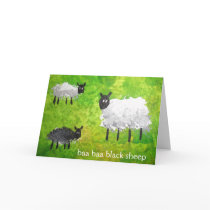 baa baa black sheep cards