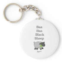 Baa Baa Black Sheep Keychain