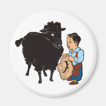 Baa Baa Black Sheep Magnets