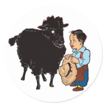 Baa Baa Black Sheep Stickers
