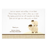 Baa Baa Sheep (Neutral colour) RSVP Enclosure Card Invites