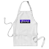Baaa Means No Apron