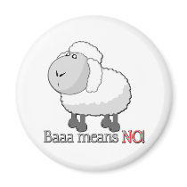 Baaa means NO!