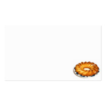 baba au rhum cake business card template