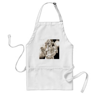 Babarian Warrior Apron by geo_barr